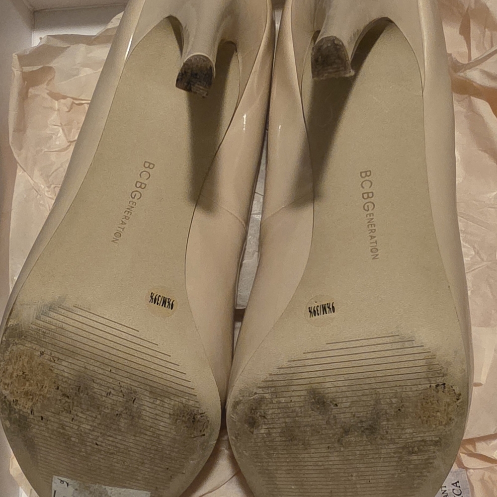 BCBGeneration Cream Platform Heels - image 3